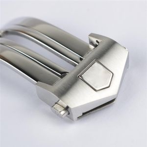 16 18 20 mm Watch Band Riem Buckle Implementatie Clasp Silver Hoge Kwaliteit Roestvrijstalen Gift Tag247i