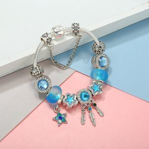 16-21 cm Bracelets en os de serpent série ciel étoilé bijoux pour femmes bracelet de perles étoile de diamant de luxe aucun changement de couleur boutique bijoux cadeau bracelet en gros