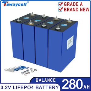 16/32PCS 280AH 3.2V LIFEPO4 Batterijpakket Oplaadbare graad A 280K Lithium Iron Fosfaatcellen Golfkar Solar RV EU US TAX FREE