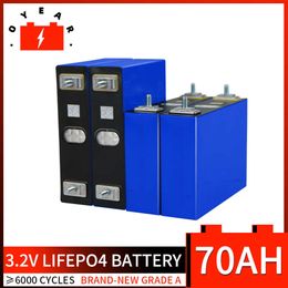 16/32 Pcs Lifepo4 Batterij 70AH Grade Een Oplaadbare Lithium-ijzerfosfaat Mobiele Voor Ev Rv Golfkar boot Thuis Energie Opslag