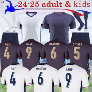 16-4XL 2024 KANE local lejos camisetas de fútbol hombres niños kit STERLING INGLATERRA RASHFORD MONTE LINGARD VARDY DELE 23 24 25 camiseta del equipo nacional de fútbol EGL