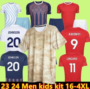 Nottingham 23 24 Jerseys de football Lingard Grabban Johnson Surridge 2023 2024 Hommes Enfants Forest Awoniyi AMEOBI KROVINOVIC Zinckernagel Chemises de football