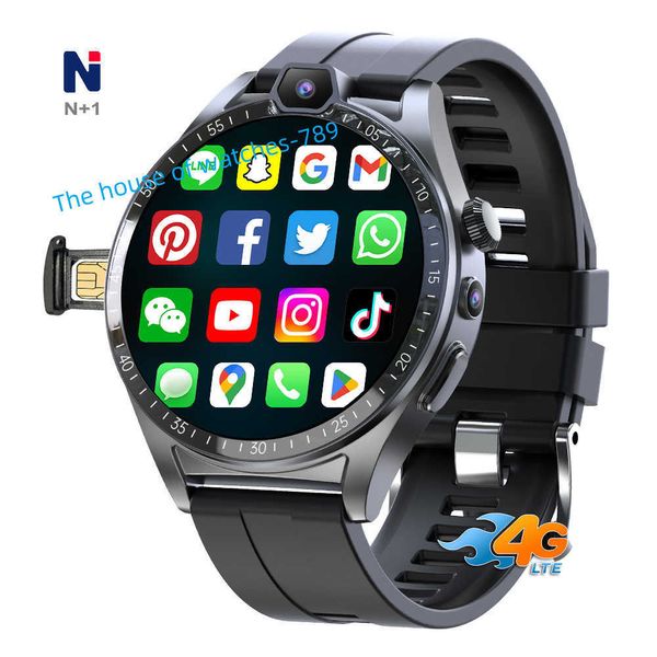 16/64/128GB 2024 SmartWatch 1,43 800mAh SIM Wifi GPS rastreadores Android 9,0 8541E Quad Core GSM WCDMA LTE NTJ01 4G reloj inteligente