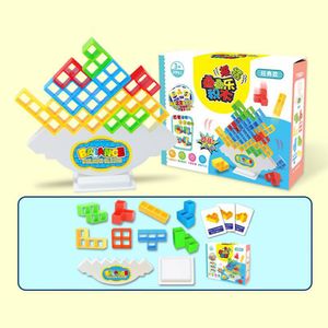 16-64 % Rusland Tower Game Staping Blocks Stack Building Blocks Balance Puzzle Board Assembly Bakstenen Educatief speelgoed voor kinderen