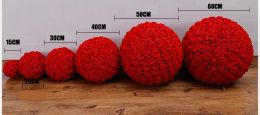 16 kleur mode kunstmatige bloemen roze ballen kussen bal decoreren bloem bruiloft tuin markt feest decoratie kerstcadeau 5 stcs