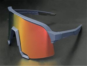 16 Color Men Cycling Gafas Wides Marca Rose Rose Rojo Sol Sol Protección de marco de lente espejo polarizado WIH Case6815346