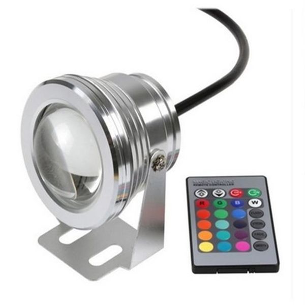 16 couleurs changeantes Led lumière au sol RGB 10W DC12V Led Spot lumière étanche IP65 Spot lampe à LED lumière pour éclairage extérieur intérieur 319I