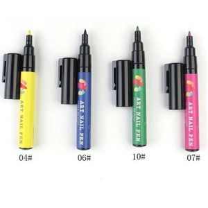 16 couleurs coloré vernis à ongles Art stylo vernis UV Gel conception dessin ensemble d'outils pour les femmes 10 pcs/lot