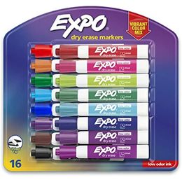 16 Kleuren EXPO Lage Geur Markers Set Beitel Tip Levendige Tekening Schilderen Leveringen Kantoor School Briefpapier 231220