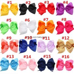 16 kleuren Nieuwe Mode Boutique Lint Strikken Voor Haarelastiekjes Haarspeld haaraccessoires Kind Hairbows bloem haarbanden meisjes cheer bows Z11