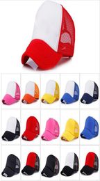 Gorra de camionero de 16 colores Gorras de malla para adultos Sombreros de camionero en blanco Sombreros Snapback Se aceptan por encargo TO6231401662