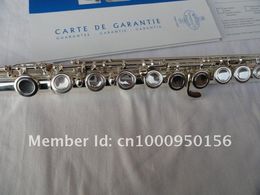 16-gat gesloten fluitbuffet BC6010 Crampon Het CIE APRIS FLUT INSTRUMENT MODEL BC6010 Verzilverd Fluitinstrument met Case