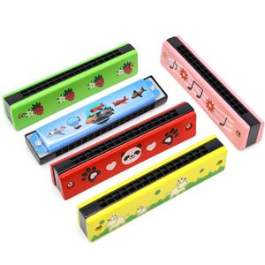 16 holes houten harmonica mond orgel kinderen muziekinstrument educatieve speelgoed cadeau muziekinstrumenten