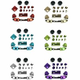 16 In 1 draadloze controlleronderdelen voor Xbox -serie S x Controller -knoppen Volledig ingesteld in solide kleur