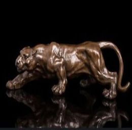 16 pouces art déco léopards sculpture bronze cubisme Panthers statue3892366