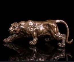 16 pouces art déco léopards sculpture bronze cubisme Panthers statue5944942