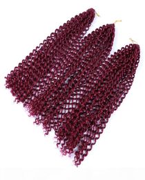16 pulgadas Passion Hair Ombre Blonde Bohemian Braid Crochet Trenzado 80 g / pc Extensión de cabello sintético 1588451