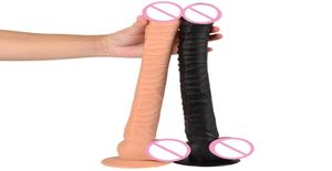 16 pouces Super Long Dildo Réaliste Énorme gelée de gelée de gelée