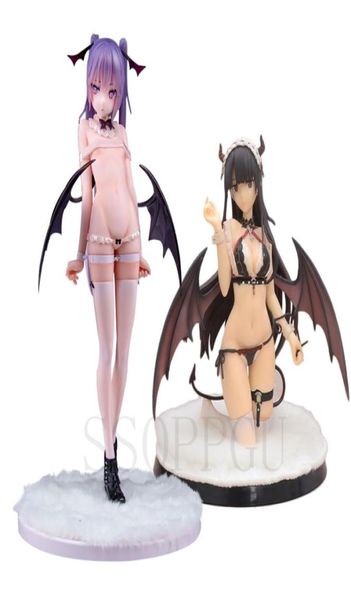 16 figuras japonesas de niñas de anime Skytube Pink Charm Taya Aiko Demon Maid 18CM PVC Figura Figura de juguete Adultos Modelo coleccionable Doll 226694398