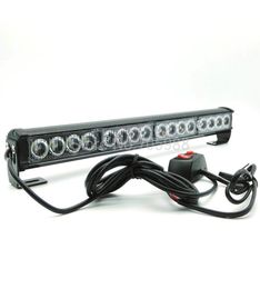 16 LED High Power Stroboscoop Brandweerman knipperlicht Politie Noodwaarschuwing Flash Auto Vrachtwagen lichtbalk9453954