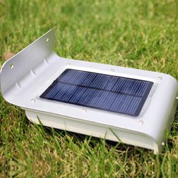 16 LED Solar Lawn Lamps Power Outdoor Outdoor Waterdichte bewegingssensor Licht Garden beveiligingen Lamp Crestech