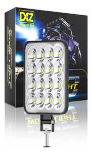 16 LED-werklampenbalk 48W 3030LED vierkante heldere spotlight voor offroad SUV ATV tractor boot vrachtwagens graafmachine koplampen verlichting4311905