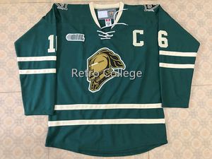 16 MAX DOMI Game London Knights COA 2013-14 OHL Movember Hockey Jersey Borduursel gestikt Pas elk nummer en naam Jerseys aan