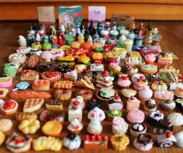 16 Casa de muñecas en miniatura, comida, supermercado, mini refrigerio, pastel de simulación, bebida de vino para muñecas Blyth Barbies, accesorios de cocina, juguete 220727674068