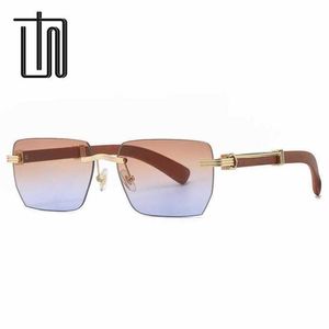 16% de réduction en gros de lunettes de soleil nouvelle mode sans cadre 3013 INS style polyvalent rue photo boîte lunettes de soleil