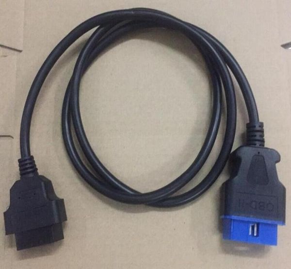 16 broches Câble d'extension OBD2 12m OBDII Adaptateur de connecteur d'outil de diagnostic auto de bonne qualité Pro7465624