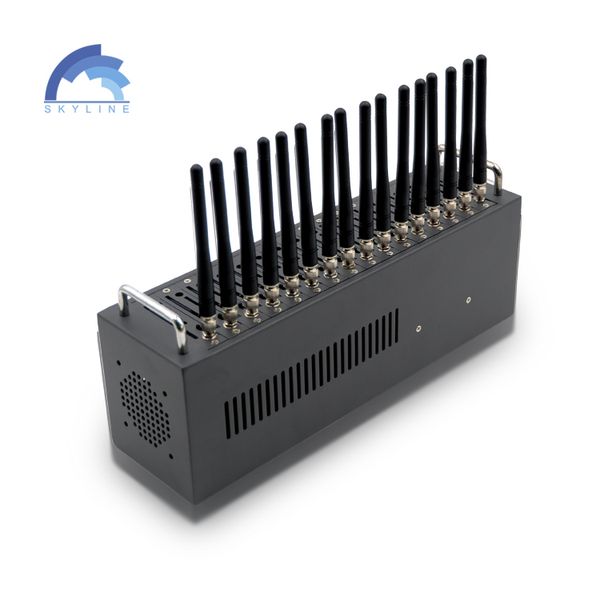 16 ports Modem GSM Pool Pool LTE Modems SMS en vrac avec des machines à sous Multi SIM Prise en charge de la commande