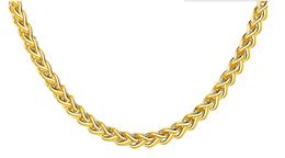 16 "-24" Klassieke 18K Vergulde Ketting Mode Persoonlijkheid Sautoir Man / Woman Gold Couples Necklace 2pcs / lot