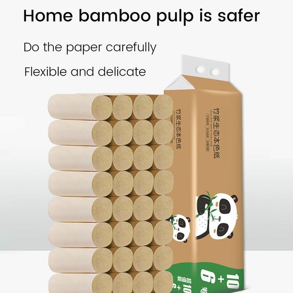 16 rollos/paquete de papel higiénico, rollo de papel higiénico suave para el baño del hogar, pulpa de madera primaria, papel higiénico, tejido de fuerte absorción de agua