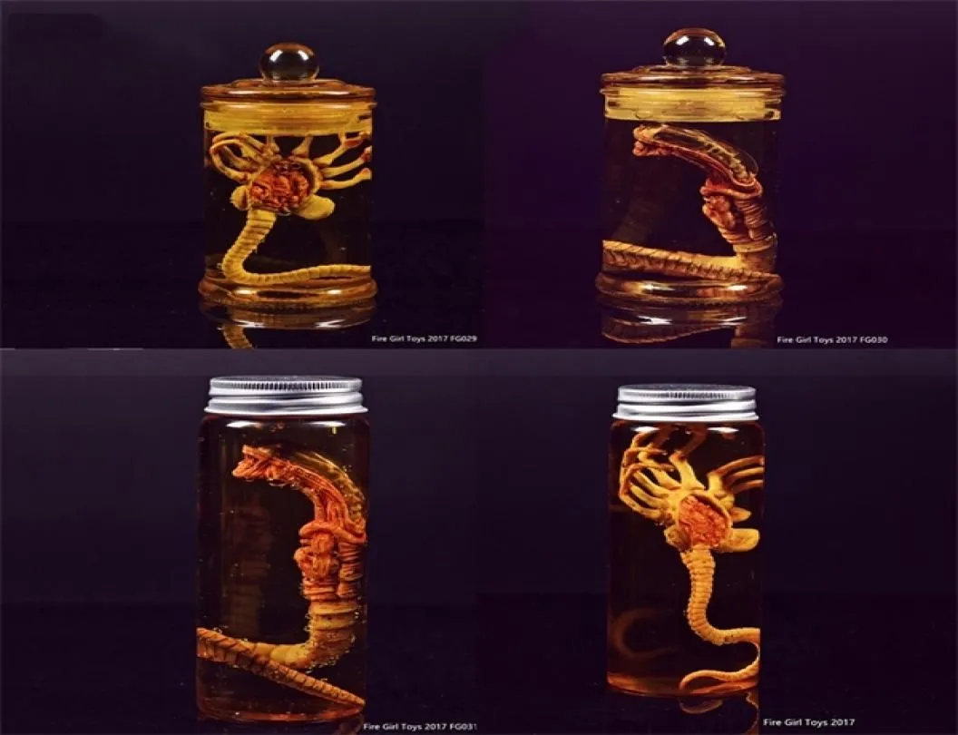 16 Scapredator Alien Predator Alien Larva Face Bug Culture Tank Set Facehugger Set Chestburster