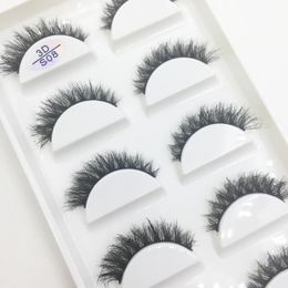 16 Style 5 0/250/500 paires de Cils épais naturel Faux yeux vison Cils doux Faux Cils vaporeux maquillage Faux Cils Maquiagem 240113