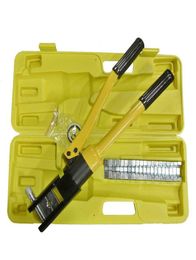 16 tonnes Hydraulic Wire Batterie Câble Câble Terminal Terminal Trimping Tool 11 DIES9645314