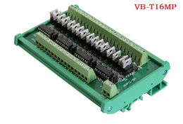 16 manieren PLC NPN PNP Input NPN Uitgang Versterker Relais Terminal Blokken Plaat Kortcircuit Overstroombeveiliging