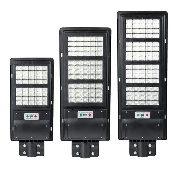 160/240/320LED Sensor de radar de lámpara de calle de pared para exteriores con luz solar - 240LED duradero y sin miedo al sol - lluvia.