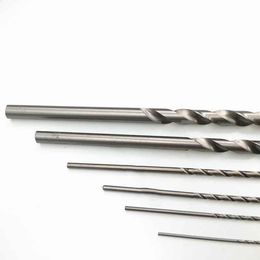 160-300 mm de long HSS Swerk Twist Twist Drill Bits Diamètre 2-6 mm pour le tuile en céramique Mur en béton métal et forage en bois