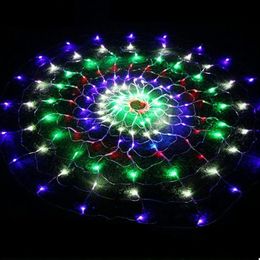 160 LED lumières de Noël en plein air araignée Net lumière glaçon fée éclairage décoration de Noël étanche EU 220 V Pisca Luminaria313u