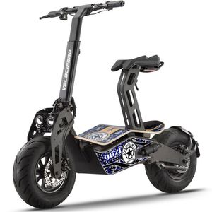 1600W 48V Power Electric Scooter Battery Powered Fat Wheel Off-Road Moped