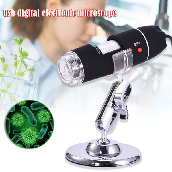 1600X 1000X 500X LED Microscopio digital USB Endoscopio Cámara Microscopio Lupa Electrónica Estéreo Escritorio Lupa microscopios T20052276E