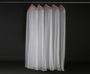 160cm 180cm robe de mariée transparente Couverture de poussière Sacages en tulle doux Sacs de vêtements nuptiaux Bags de fil de filet résistant à gratter 6721872