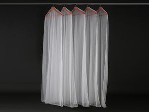 160cm 180 cm Vestido de novia transparente cubierta de polvo Bolsas de prenda de tul blanda Bolsa de hilo de red resistente a los rasguños1821258