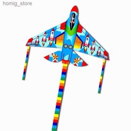 Livraison gratuite 160 cm Kites d'avion pour enfants Kites Kite Kite Flying Outdoor Game Toys Cerf Volant Kids Kites Jouer Koi Ikite Y240416