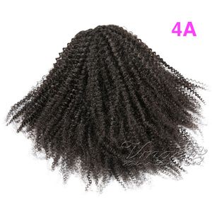 140 g de cola de caballo humana virgen Clips negros naturales Lazos de banda elástica Cordón Rizado Rizado Recto Cutícula completa alineada para extensiones de cabello