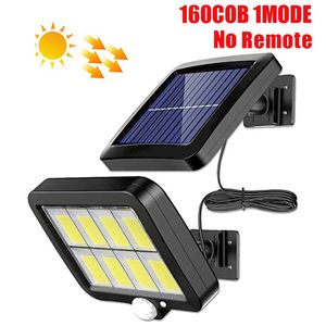 160 LED Outdoor Solar Wall Lights met 3 modi Wandlampen Waterdichte PIR Motion Sensor Park Light Garden Decoratie