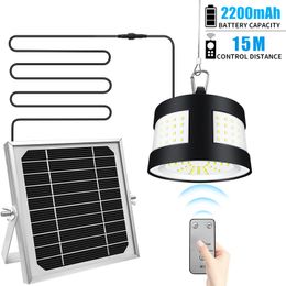 160 LED Solar Garden Lights Hangschuur Lamp 3 Helderheid Buiten hangende lamp Waterdichte brede hoekverlichting