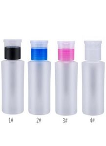 160 ml pomp dispenser fles nagellak remover reinigingsmiddel dispenser nail art tool 2 kleuren plastic vloeibare container met flip top2383348