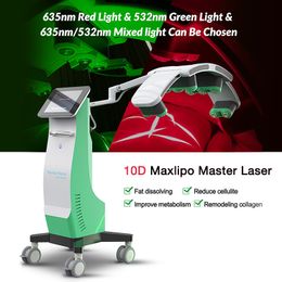 160MW Diode laser minceur lllt lipo machine laser lipolaser graisse brûlant anti-cellulite sculptant la perte de poids de la perte de poids spa